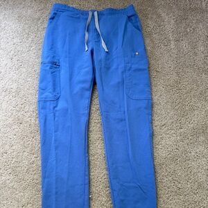 Yola Skinny Scrub Pants. Ceil Blue. Size S/T.